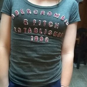 Abercrombie and Fitch grey shirt